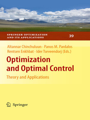 cover image of Optimization and Optimal Control